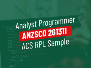ACS RPL Sample Analyst Programmer