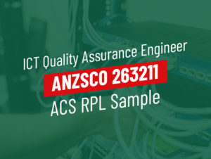 ACS RPL Sample ICT Quality Assurance Engineer