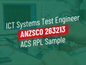 ACS RPL Sample ICT Systems Test Engineer