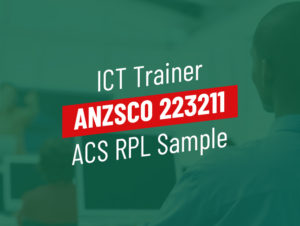 ACS RPL Sample ICT Trainer