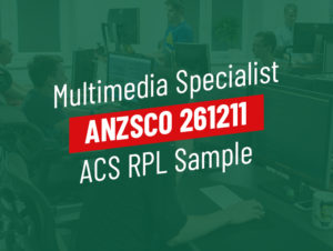 ACS RPL Sample Multimedia Specialist