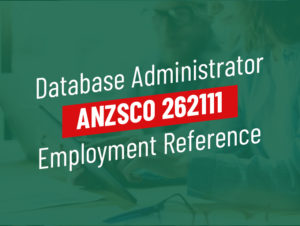 employment reference letter sample Database Administrator