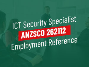 employment reference letter sample ICT Security Specialist