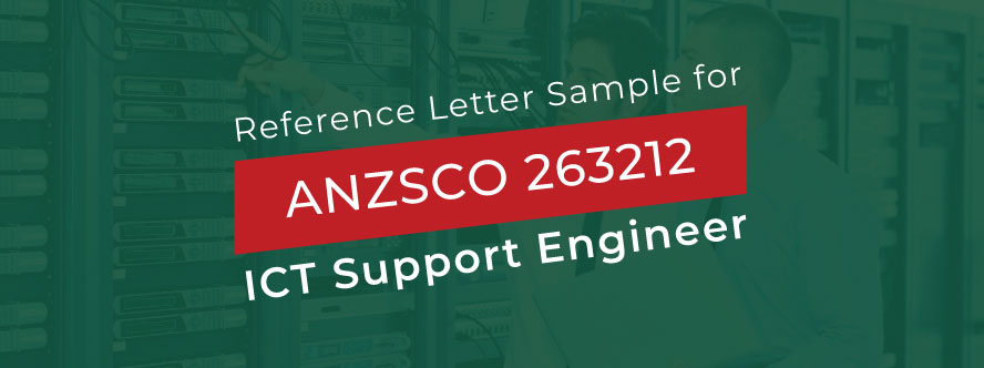 ACS Reference Letter Sample for ICT Support Engineer