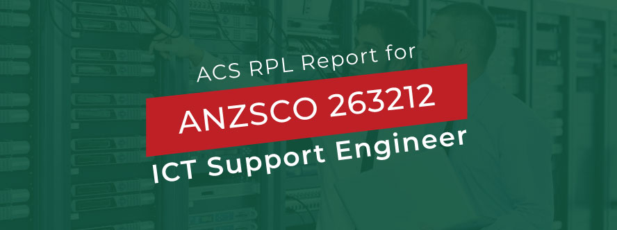 ACS RPL Sample for ICT Support Engineer