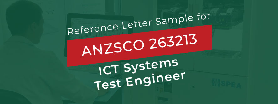 ACS Reference Letter Sample for ICT Systems Test Engineer