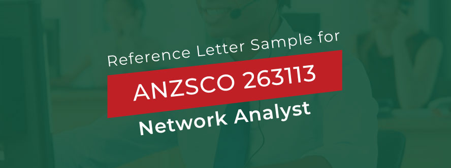 ACS Reference Letter Sample for Network Analyst