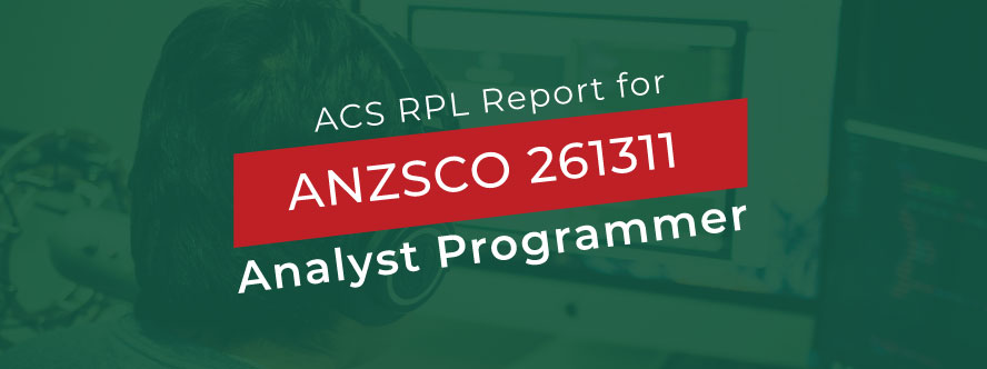 ACS RPL Sample for Analyst Programmer