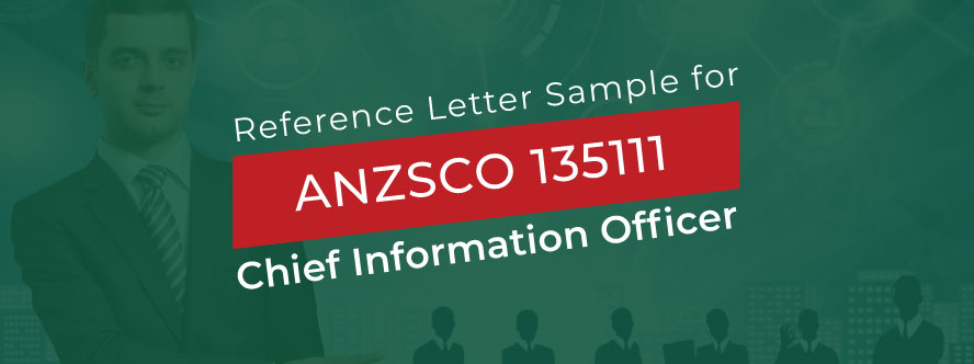 ACS Reference Letter Sample for Chief Information Officer