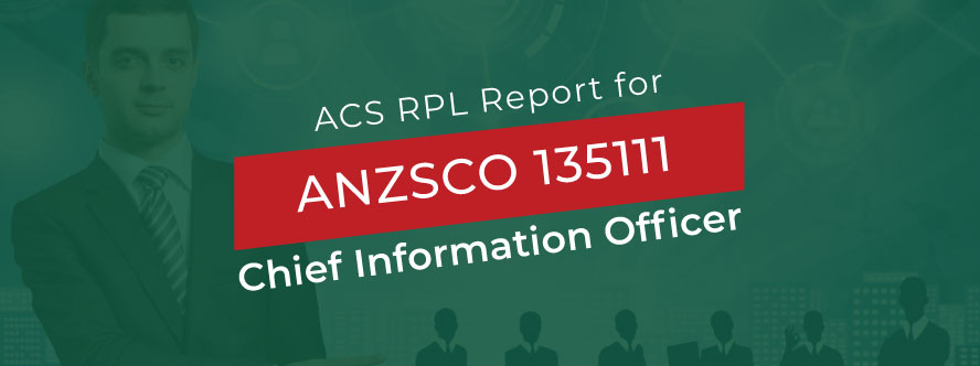ACS RPL Sample for Chief Information Officer