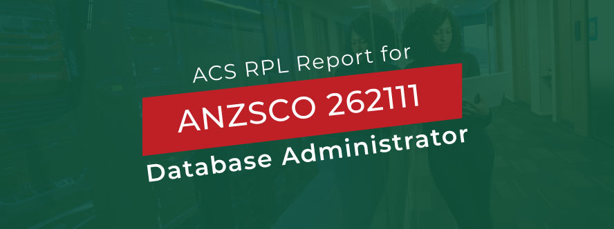 ACS RPL Sample for Database Administrator