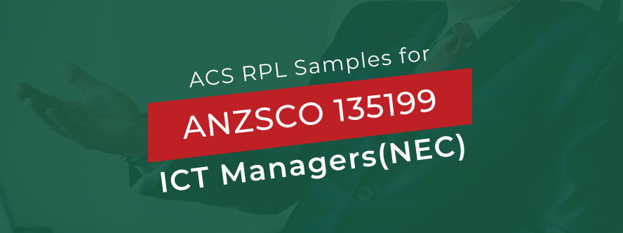 ACS RPL Sample for ICT Managers (NEC)