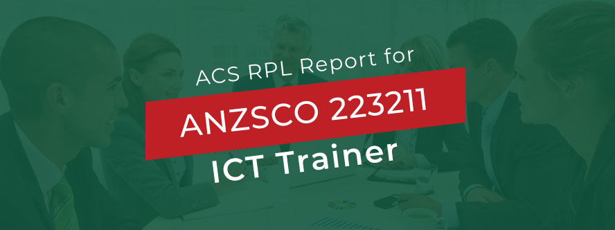 ACS RPL Sample for ICT Trainer