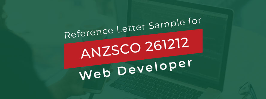 ACS Reference Letter Sample for Web Developer