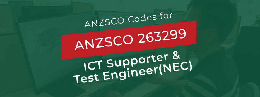 ICT Support and Test Engineers (nec) ANZSCO 263299