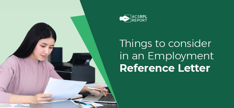 You are currently viewing Things to consider in an employment reference letter