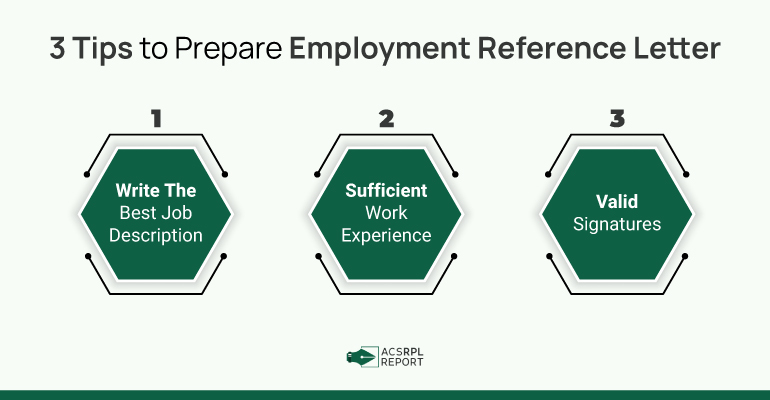 3 Tips to Prepare Employment reference letter for ACS RPL report