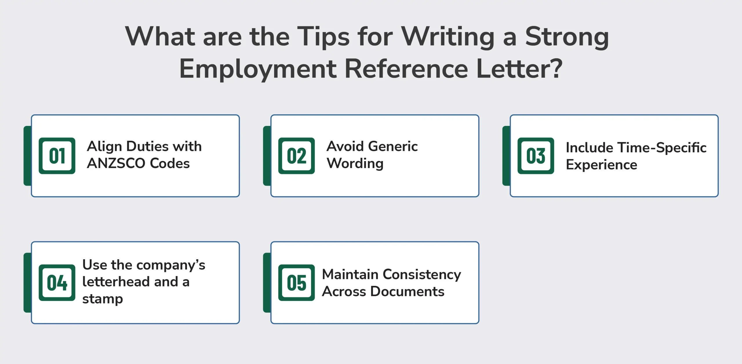 What are the Tips for Writing a Strong Employment Reference Letter
